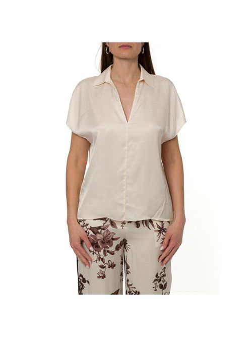 Blusa in raso di viscosa Liu Jo con scollo a V LIU JO | CA6288T2571/P9644